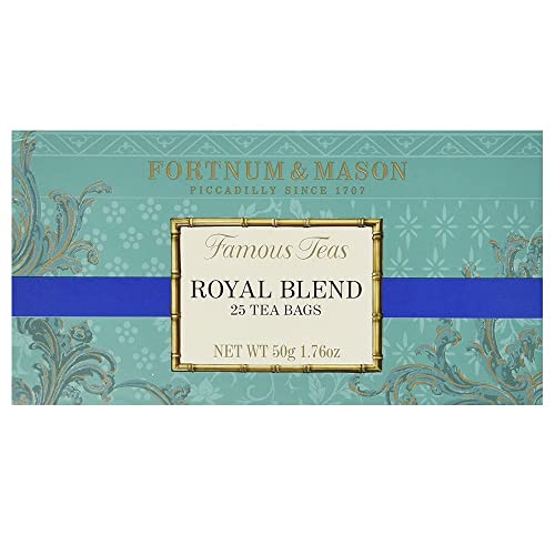 Fortnum & Mason British Tea, Royal Blend Teebeutel, 25 Stück (1 Packung) – Modell Id Rbsfl098b von Heywood