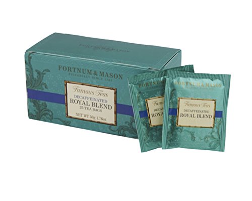 Fortnum & Mason British Tea, Royal Blend entkoffeiniert, 25 Teebeutel (1 Packung) von Fortnum & Mason London