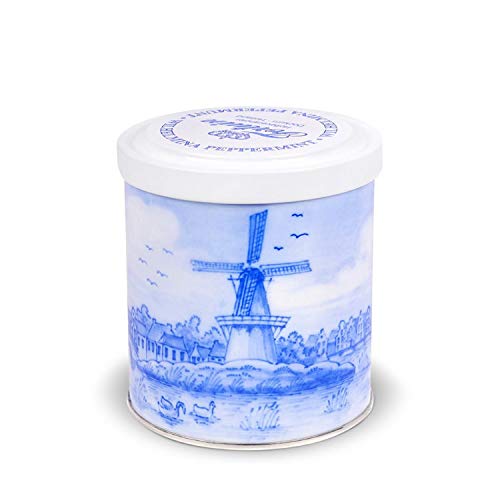 Fortuin Wilhelmina Pepermunt Pfefferminze Delft Blauw Dose Geschenk500g von Fortuin Wilhelmina