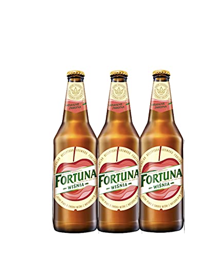 6x 0,5l polnisches Kirschbier Fortuna 5,1% Alk, süffig, fruchtig, lecker von Fortuna