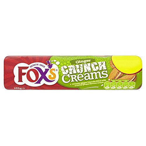 Fox's Crunch Creams Ginger 168G by Fox's von Fox's