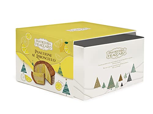 Fraccaro Panettone con crema Limoncello- 1 x 750 g Weihnachtskuchen von Fraccaro Spumadoro