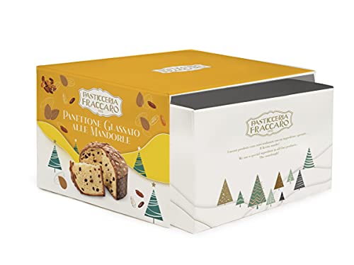 Fraccaro Panettone glassato alle Mandorle 1 x 750 g italienischer Weihnachtskuchen von Fraccaro Spumadoro