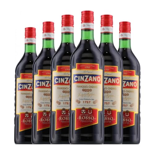 Wermut Cinzano Rosso 75 cl (Karton mit 6 Flaschen von 75 cl) von Francesco Cinzano