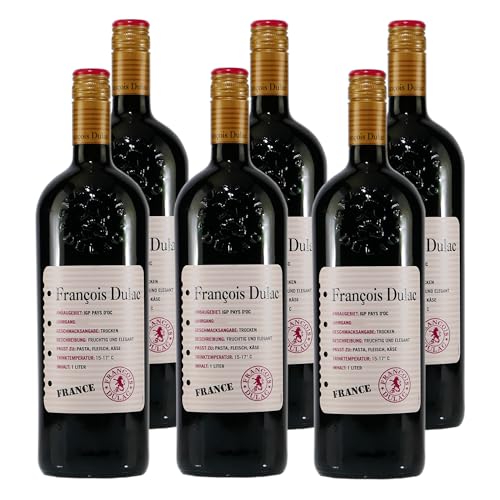 Francois Dulac Rouge Trocken IGP (6 x 1,0L) von Francois Dulac