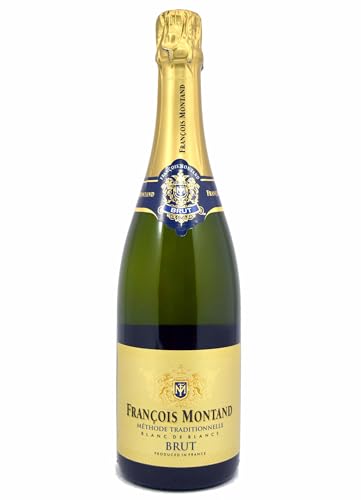 Francois Montand, Sekt - Traditionelle Methode - Blanc de Blancs Brut Trocken Wein - Frankreich (1 x 0.75L) von Francois Montand