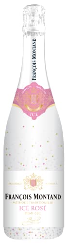 Francois Montand ICE Rosé Sekt - Traditionelle Methode - ICE Rosé Halb-trocken Wein - Frankreich (1 x 0.75L) von Francois Montand