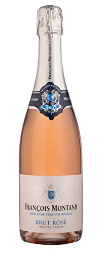 Francois Montand Rosé Sekt - Traditionelle Methode - Blanc de Blancs Brut Trocken Rosé Wein - Frankreich (1 x 0.75L) von Francois Montand