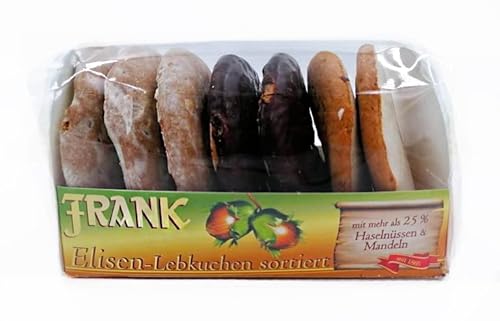 Frank Elisen-Lebkuchen auf Oblaten - dreifach sortiert, 200g von Frank Elisen-Lebkuchen