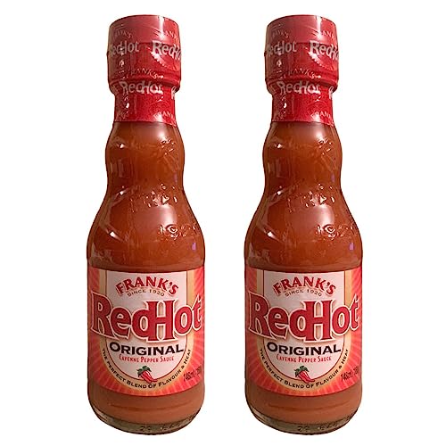 Franks Red Hot Cayennepfeffer Sauce Original (148ml) - Packung mit 2 von Frank's (Marinades & Sauces)