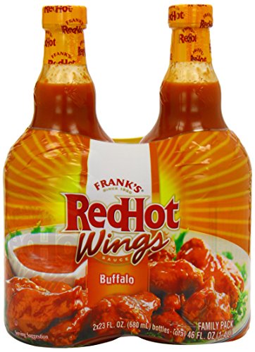 Frank's RedHot Buffalo Wings Sauce 680ml x 2 Bottles - Franks RedHot HŠhnchenflŸgel So§e 680ml von Frank's