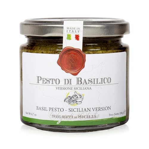 Frantoi Cutrera Pesto di Basilico Versione Siciliana netto190gGlas von Frantoi Cutrera