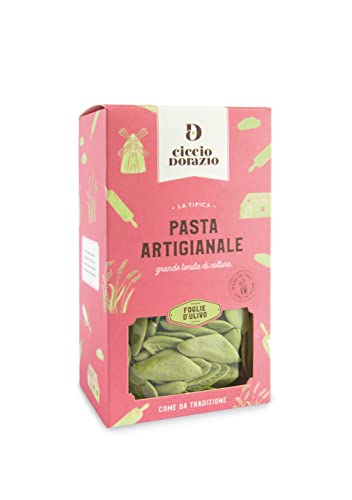 Frantoio D'Orazio, Foglie d'Ulivo, Pasta Olivenblätter, aus Italien, 500 g von Frantoio D'Orazio