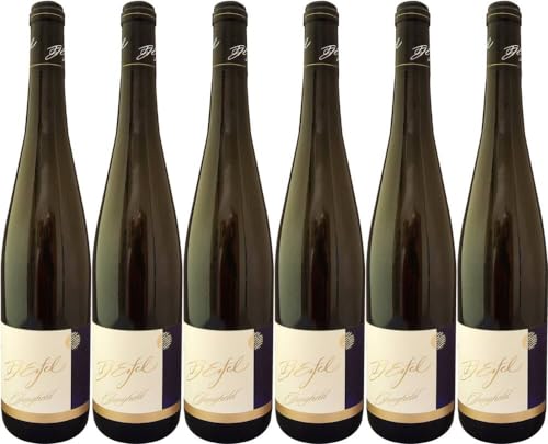 6x Eifel Trittenheimer Apotheke Riesling 'Jungheld' Spätlese feinherb 2022 - Franz Josef Eifel, Mosel - Weißwein von Franz Josef Eifel