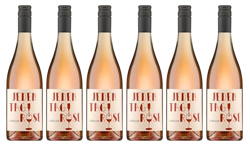 6x 0,75l - 2022er - Franz Keller - Schwarzer Adler - "Jeden Tag" - Rosé - Qualitätswein Baden - Deutschland - Rosé-Wein trocken von Franz Keller - Schwarzer Adler