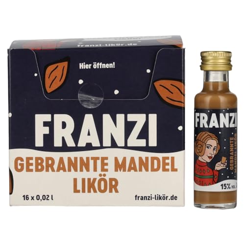 Franzi Gebrannte Mandel Likör 15% Vol. 16x0,02l von Franzi