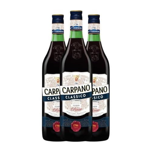 Wermut Fratelli Branca Carpano Classico 75 cl (Karton mit 3 Flaschen von 75 cl) von Fratelli Branca Distillerie