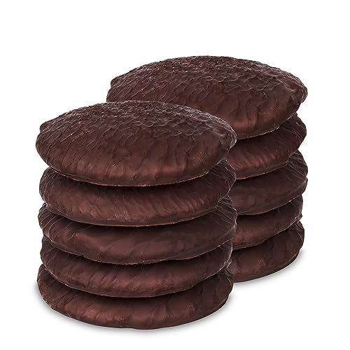 Lebkuchen - 2-er Pack - original Nürnberger Mandel Elisen-Lebkuchen - 45% Nussanteil - handgefertigte Qualität - prämierte Meisterhändler-Manufaktur (Lebkuchen Schokolade 2 * 380 Gramm) von Fraunholz Elisenlebkuchen