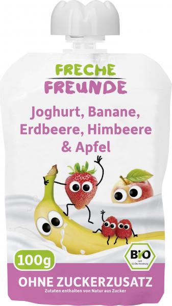 Freche Freunde Quetschie Joghurt-Banane-Erdbeere-Himbeere-Apfel von Freche Freunde