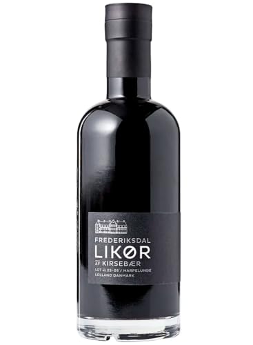 Frederiksdal Kirschlikör | 100% Natürlicher Kirsch Likör aus dänischen Kirschen, 16% vol. 0,5L | Gereift in französischen Eichenfässern | Perfekt Digestif & Alkohol Geschenk von Frederiksdal