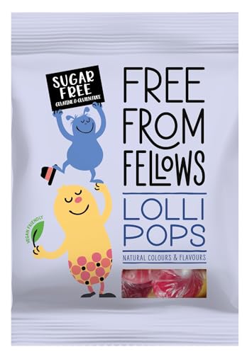 Free From Fellows Sugar Free Lollipops Sweets 60g von Free From Fellows