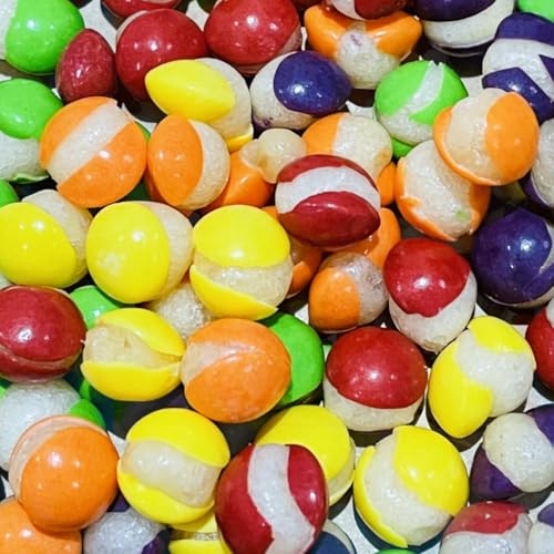 Gefriergetrocknete Fruchtgummi Bonbons mit verschiedenen Geschmacksrichtungen von Freezologie