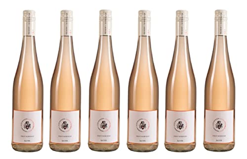 6x 0,75l - 2023er - Freiherr von Gleichenstein - Pinot Noir Rosé - Qualitätswein Baden - Deutschland - Rosé-Wein trocken von Freiherr von Gleichenstein