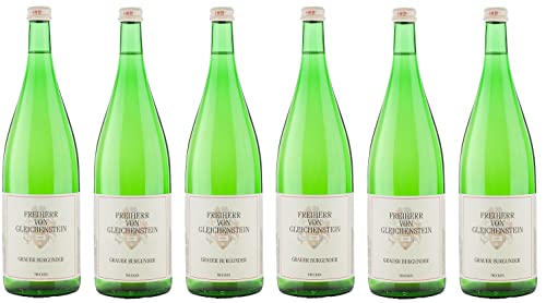 6x 1,0l - 2023er - Freiherr von Gleichenstein - Grauer Burgunder - LITER - Qualitätswein Baden - Deutschland - Weißwein trocken von Freiherr von Gleichenstein