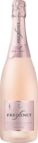 Freixenet Carta Rosé Dry (1 x 0,75l) - Spanischer Premium Schaumwein, Trocken, Traditionelle Flaschengärung, fruchtig-spritziger Geschmack, Optimal zu Gambas, Frühlingsröllchen und Oliven von Freixenet Carta Nevada