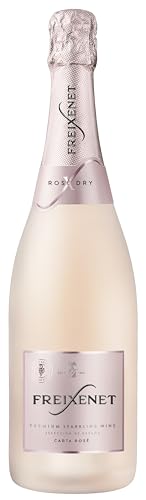 Freixenet Carta Rosé Dry (1 x 0,75l) - Spanischer Premium Schaumwein, Trocken, Traditionelle Flaschengärung, fruchtig-spritziger Geschmack, Optimal zu Gambas, Frühlingsröllchen und Oliven von Freixenet Carta Nevada