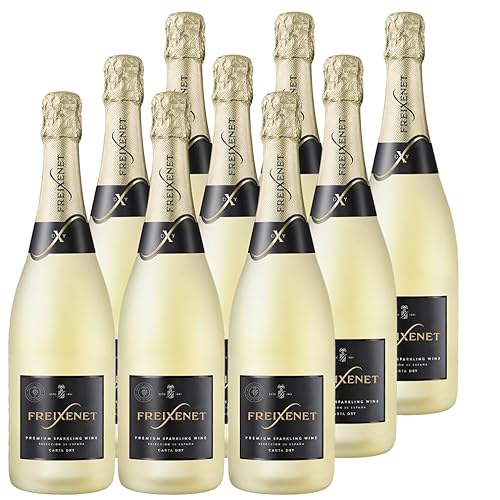 Freixenet Carta Dry (9 x 0,75l) Trockener Sekt; feinblumig mit Noten von Mirabellen und Zitrus; fruchtig-frisch und spritzig von Freixenet