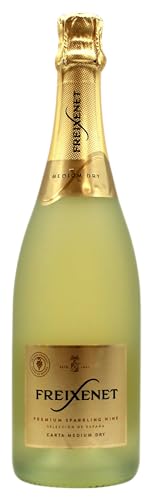 Freixenet Carta Nevada Medium Dry (6 x 0,75l)- Spanischer Premium Schaumwein, Medium Dry, Tradiotionelle Flaschengärung, fruchtig-spritziger Geschmack, Optimaler Begleiter zu leichten Vorspeisen von Freixenet