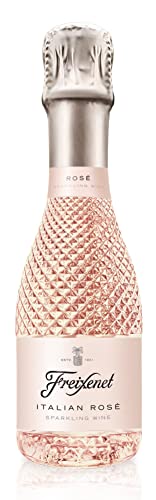 Freixenet Italian Rosé Extra Trocken (1 x 0,2 l) italienischer Spumante in einer eleganten Designerflasche; im Kleinformat ideal für unterwegs; mit dem Geschmack süßer roter Früchte von Freixenet