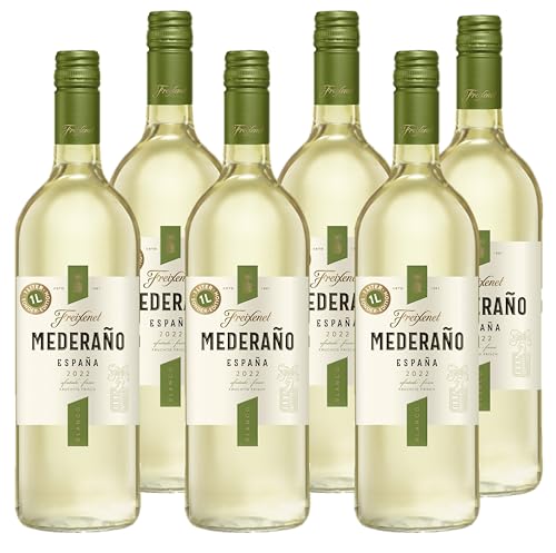 Freixenet Mederaño Blanco Weißwein Halbtrocken (6 x 1 l) von Freixenet Mederano