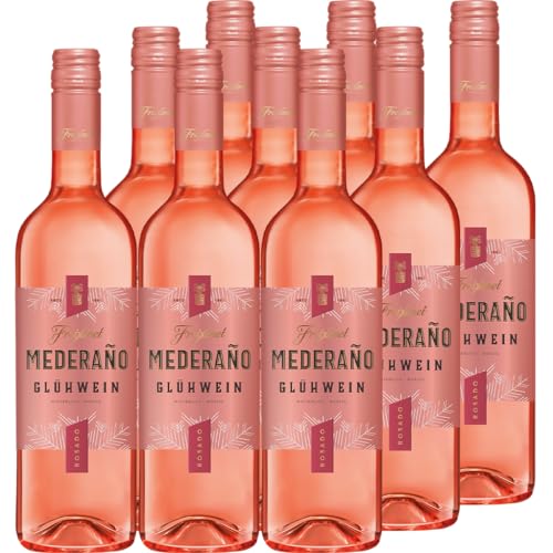 Freixenet Mederaño Glühwein aus Roséwein (9 x 0,75 l) - fruchtig-würziger Rosado Glühwein; halbtrocken; heißer Genuss zur Weihnachtszeit von Freixenet