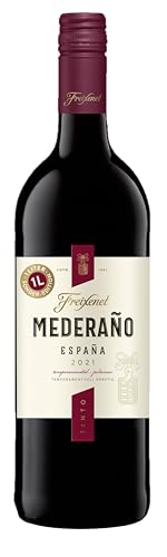 Freixenet Mederaño Tinto Rotwein (1 x 1 l) Spanischer Rotwein (Spanish Red Wine), fruchtig und vollmundig, halbtrocken, ideal zu kräftigen Speisen und Gegrilltem sowie Käse von Freixenet