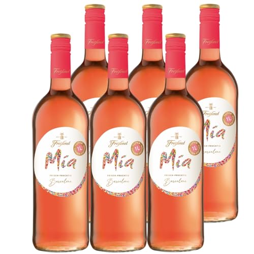 Freixenet Mia Rosado Roséwein Halbtrocken (6 x 1 l) von Freixenet