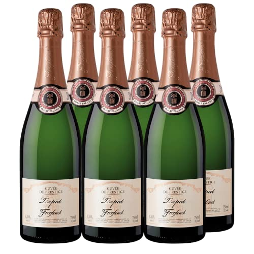 Freixenet Trepat Brut (6 x 0,75l) – Spanischer Cava brut aus der Trepat-Traube, traditionelle Flaschengärung, sanfte Aromen von Zitrus, Erdbeeren und Kirschen, perfekt für besondere Anlässe von Freixenet