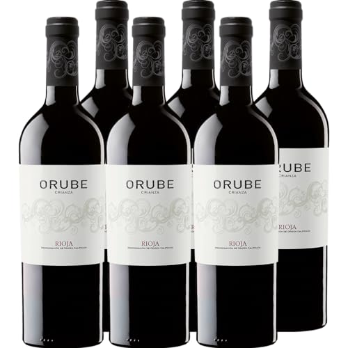 Orube Crianza (6 x 0,75 l) - spanischer Rotwein, 12 Monate im Eichenfass gereift, Cuvée aus Tempranillo, Garnacha und Graciano von Freixenet