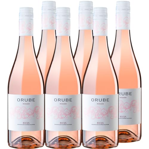 Orube Rosado (6 x 0,75 l) - trockener Roséwein aus Spanien, blumig, erfrischend, Cuvée aus Garnacha und Tempranillo von Freixenet