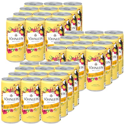 Söhnlein Brillant Mango-Maracuja Dose 36 x 0,20 l - fruchtiges, weinhaltiges Sommergetränk inklusive PFAND von Freixenet
