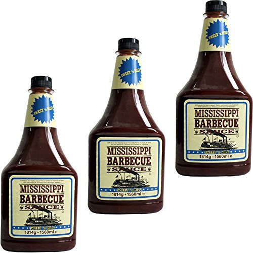 Mississippi Barbecue Grill Sauce 'Sweet'n Mild', 1560ml von NUGOYA