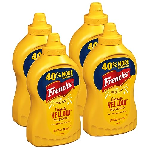 Klassischer gelber Senf, 590 ml (4 Stück) von French's