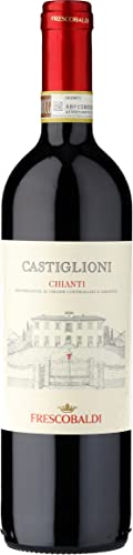 Frescobaldi Castiglioni Chianti DOCG - trockener und fruchtiger Rotwein aus Italien (1 x 0,75 l) von Frescobaldi