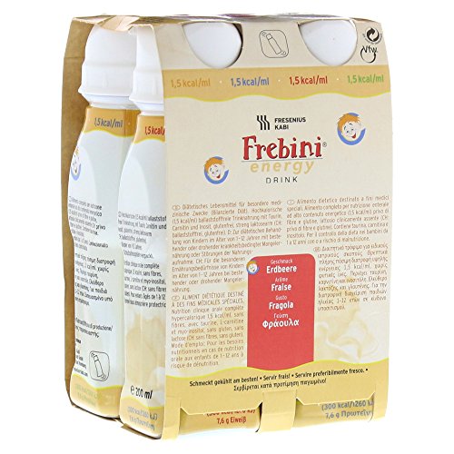 Frebini Energy DRINK Erdbeere, 4X200 ml von Fresenius Kabi