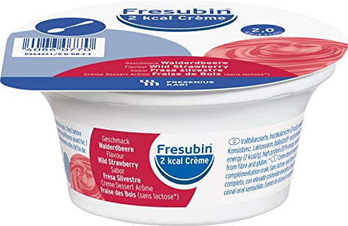 Fresubin 2.0 Creme, Walderdbeere, 125g - 24 Becher von Fresenius