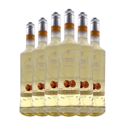 Schnaps Fresh Avellana 70 cl Sin Alcohol (Karton mit 6 Flaschen von 70 cl) von Fresh