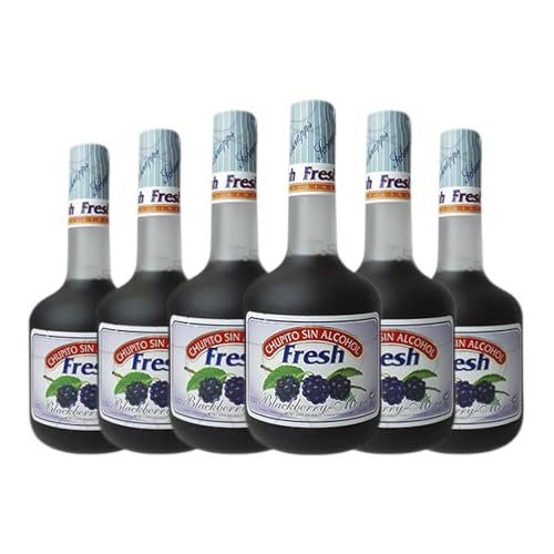 Schnaps Fresh Mora 70 cl Sin Alcohol (Karton mit 6 Flaschen von 70 cl) von Fresh