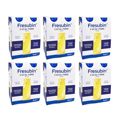 Fresubin 2 KCAL Drink - Hochkalorische Trinknahrung von Fresenius Kabi in 6 Geschmacksrichtungen, 400 kcal pro Flasche (200 ml (4er oder 24er Pack)) (200 ml (24er Pack), Lemon) von Fresubin