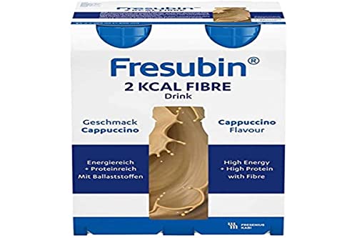 Fresubin 2 kcal fibre DRINK Cappuccino Trinkflasche, 4X200 m von Fresubin